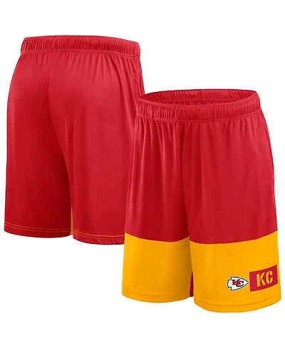 Fanatics Men's Red/Gold Kansas City Chiefs Big Tall Best of the Performance Shorts