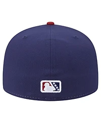 New Era Men's White/Red Round Rock Express Authentic Collection 59FIFTY Fitted Hat