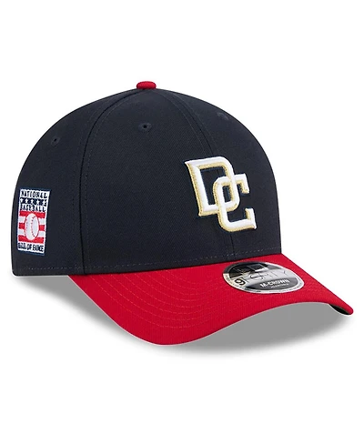 New Era Men's Navy/Red Washington Nationals Baseball Hall of Fame 9FORTY M-Crown Adjustable Hat