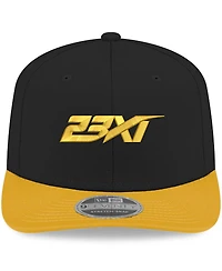 New Era Men's Black/Yellow 23XI Racing 9FIFTY Snapback Hat