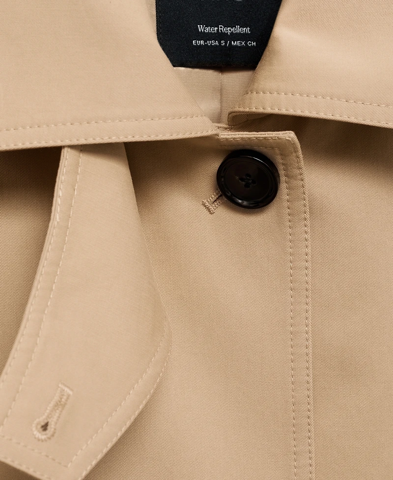 Mango Women's Belt Long Trench Coat