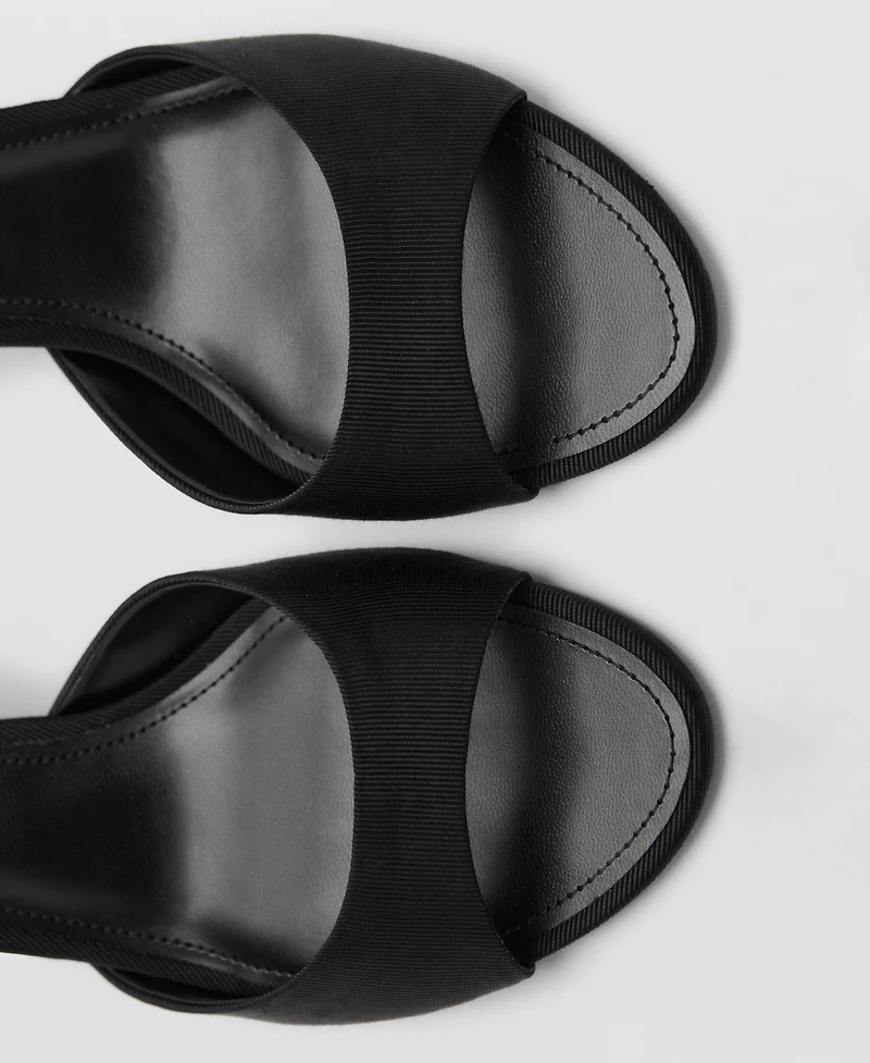 Mango Women's Kitten-Heel Strap Sandals