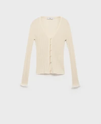 Mango Women's Contrast Trim Cardigan