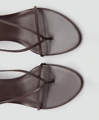 Mango Women's Thin Strap Heeled Sandals