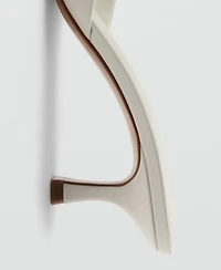 Mango Women's Kitten-Heel Strap Sandals