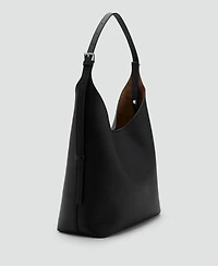 Mango Women's Buckle Shopper Bag