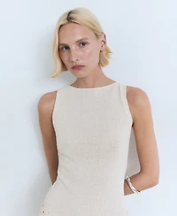 Mango Women's Belt Knit Dress
