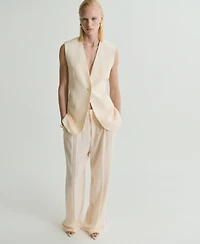 Mango Women's Flowy Suit Vest
