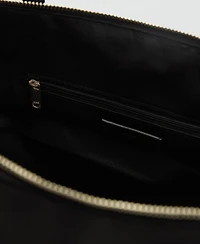 Mango Women's Nylon Shopper Bag