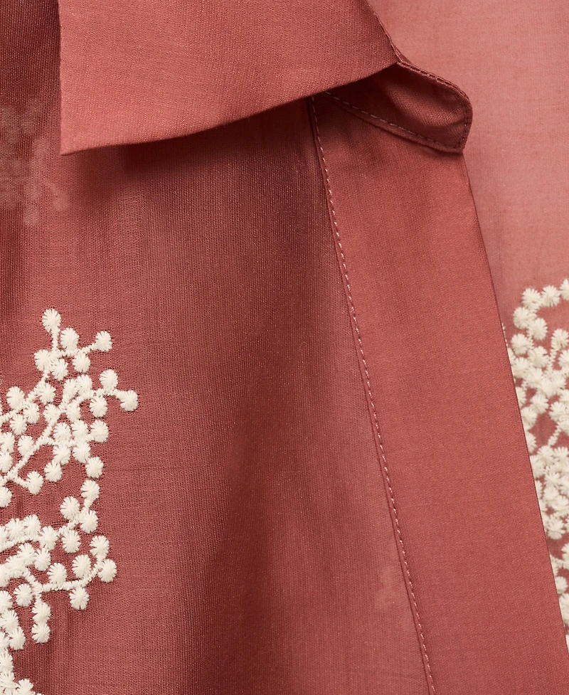 Mango Women's Embroidered Lyocell Shirt