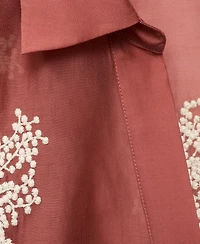 Mango Women's Embroidered Lyocell Shirt