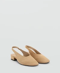Mango Women's Suede Heeled Shoes