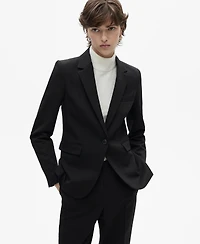 Mango Women's Fitted Suit Jacket