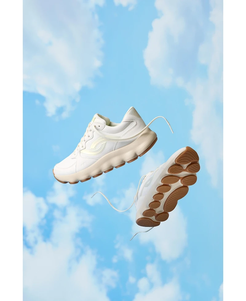 Ryka Women's Podflow Retro Lace Up Walking Sneakers