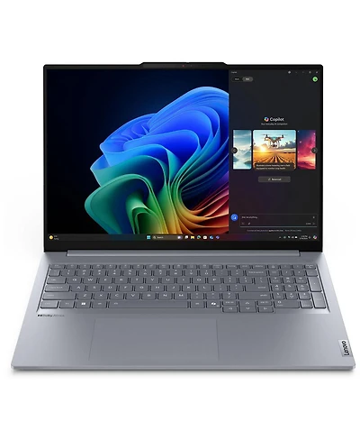 Lenovo ThinkBook 16 Gen 7 Qoy 16" Wuxga Laptop, Qualcomm Snapdragon X Plus X1P-42-100 3.2GHz, 16GB Ram, 512GB Ssd, Windows 11 Pro, Luna Gray