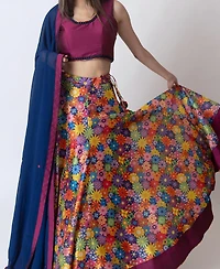 Raas Women's Floral Lehenga Choli