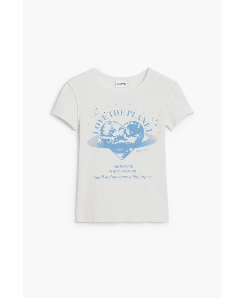 Desigual Women's "Love the planet" T-shirt