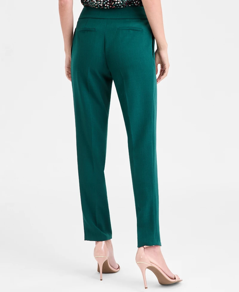 Kasper Women's Stretch Crepe Slim Leg Pant