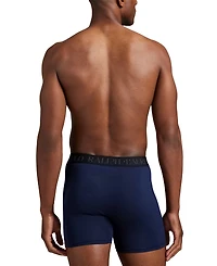 Polo Ralph Lauren Men's 3-Pack Elastic Waist Boxer Briefs Holiday Gift Set