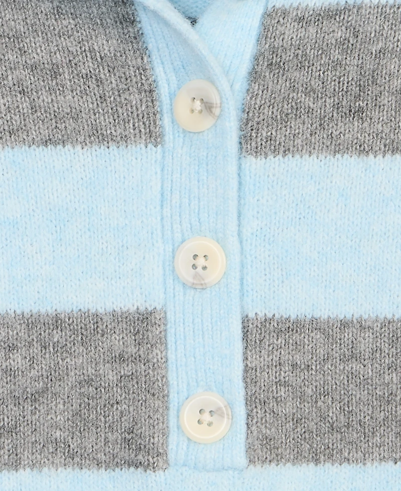 On 34th Women's Brushed Striped Polo Sweater, Macy's Exclusive
