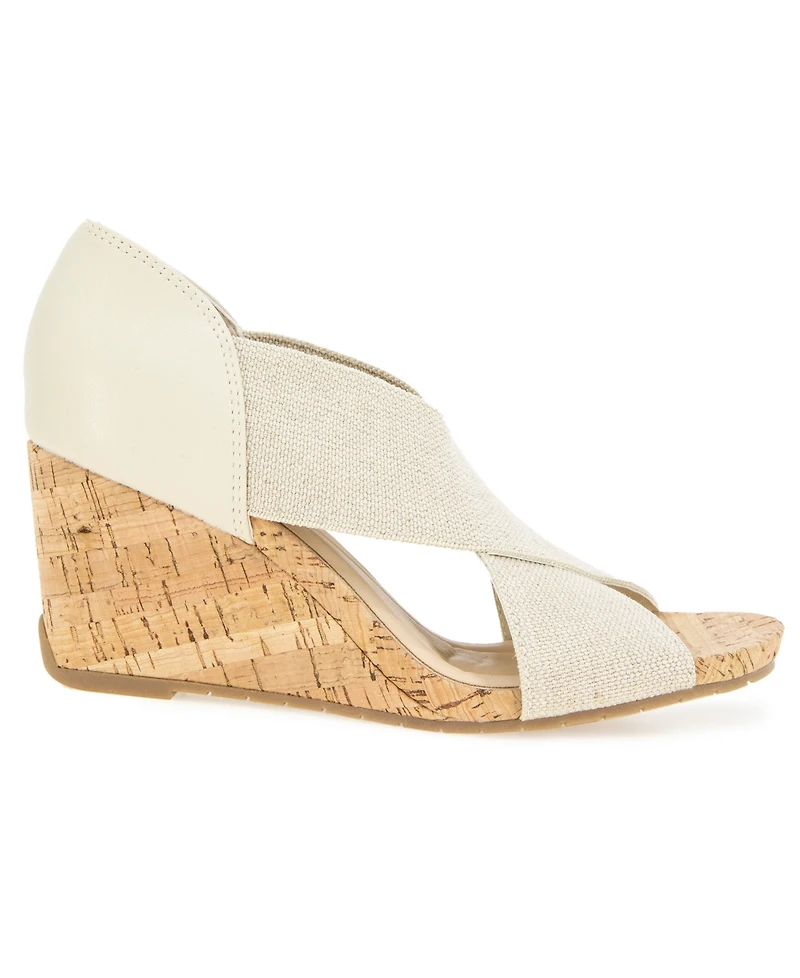Kenneth Cole Reaction Women's Gelena Stretch Wedge Sandals