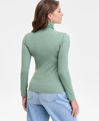 On 34th Women's Modal Long Sleeve Turtleneck, Created for Macy's