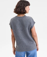 On 34th Women's Argyle Oversized Sweater Vest, Macy's Exclusive