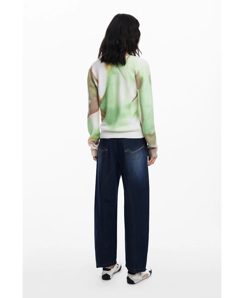 Desigual Women's Soft V-neck sweater