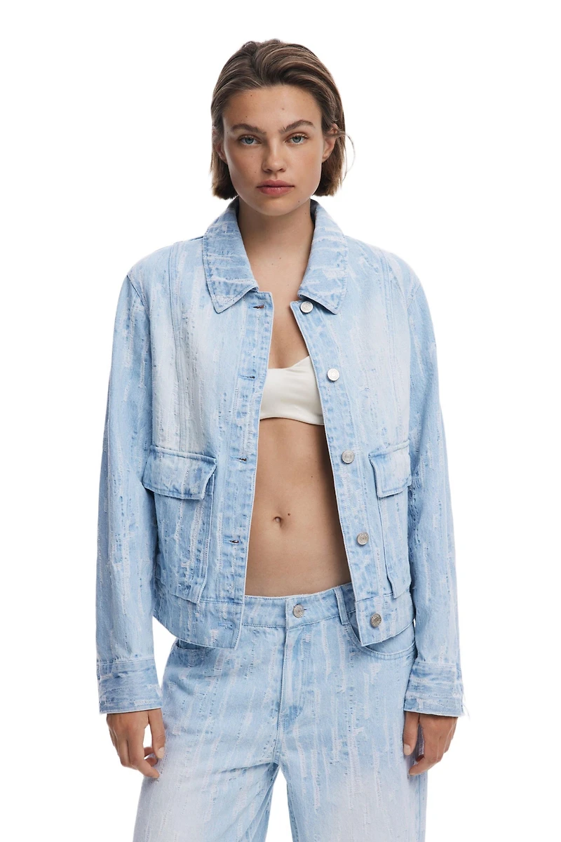 Desigual Women's Denim jacket with pockets