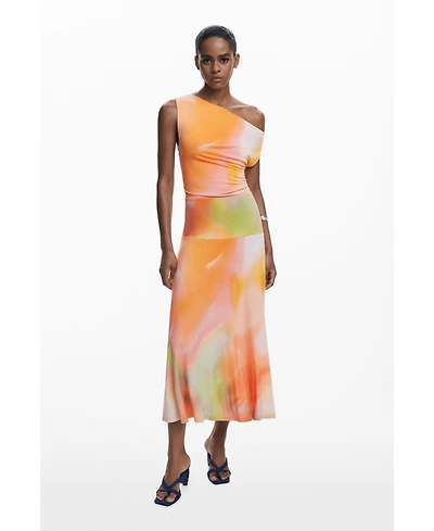 Desigual Women's Asymmetric long dress