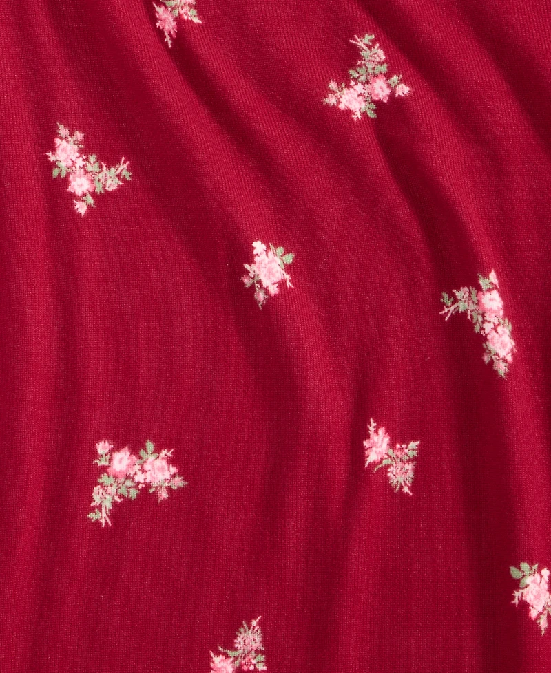 Charter Club Plus Soft Knit Printed Sleepshirt, Created for Macy's