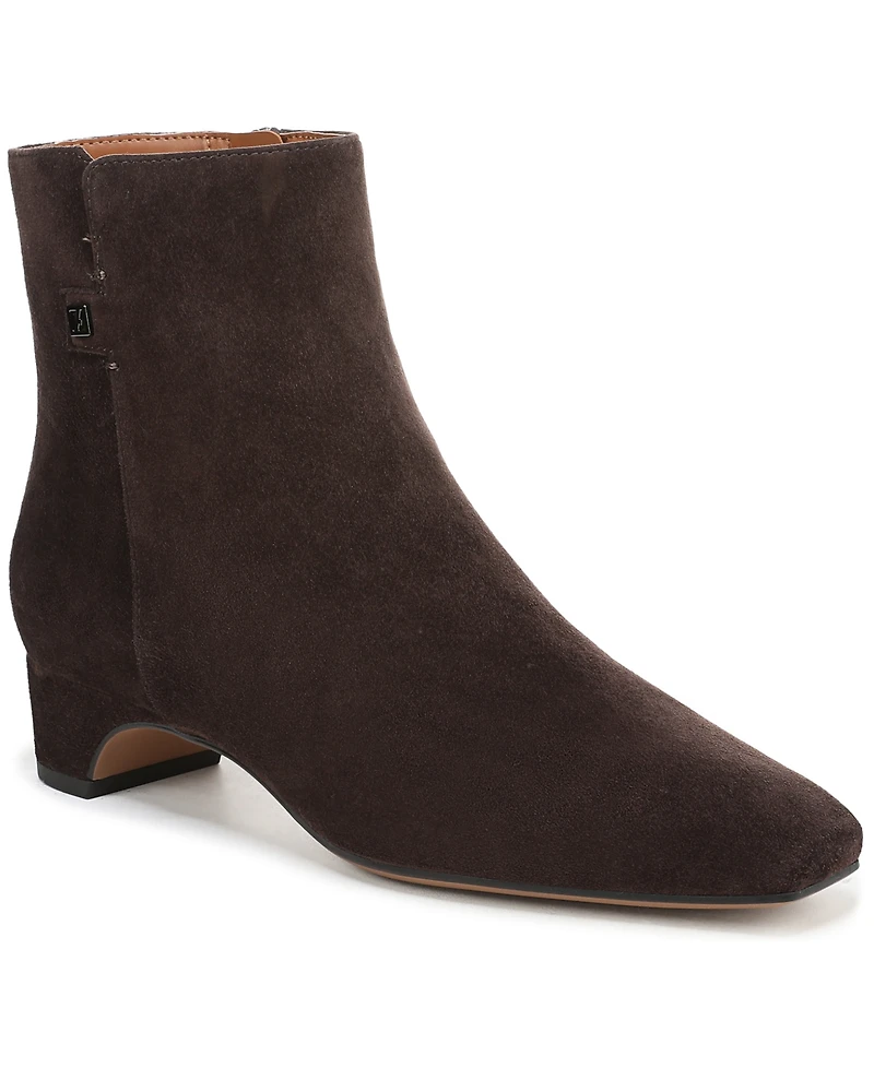 Franco Sarto Women's Luella Square Toe Zip Ankle Boots
