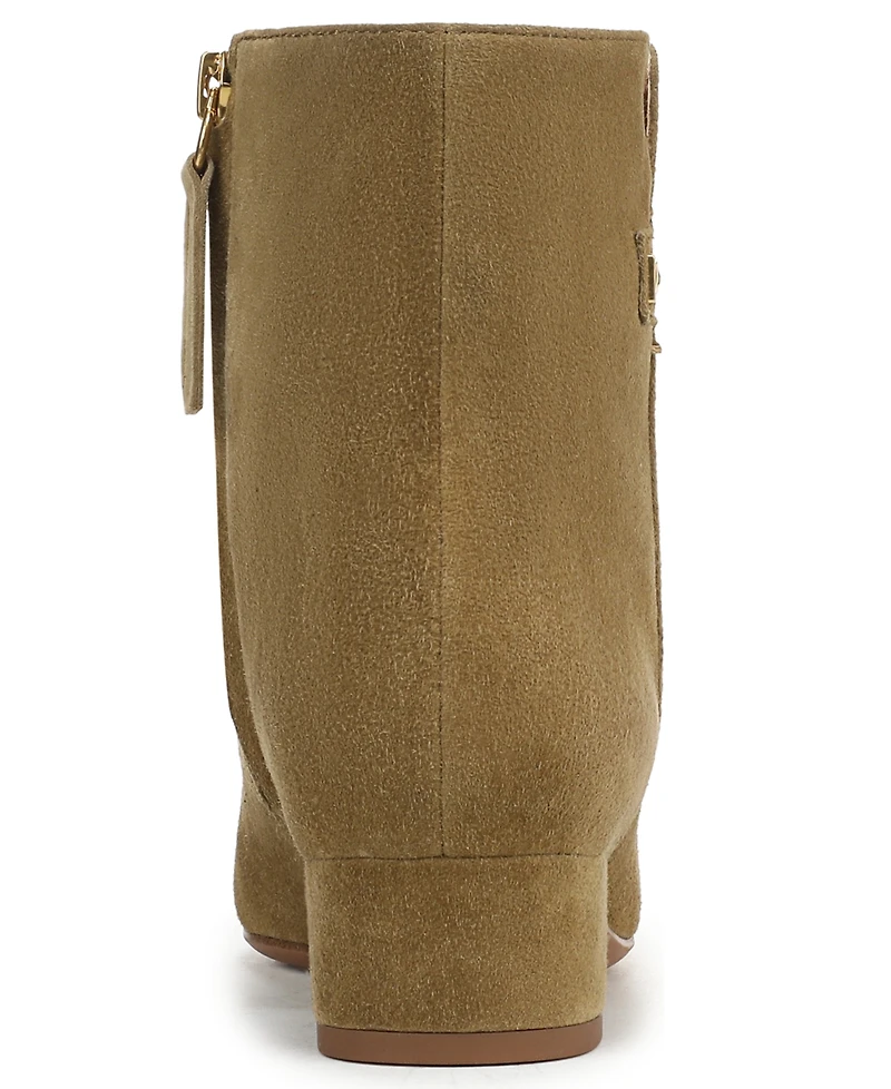 Franco Sarto Women's Luella Square Toe Zip Ankle Boots