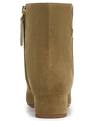 Franco Sarto Women's Luella Square Toe Zip Ankle Boots