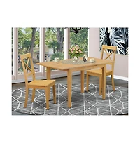 East West Furniture Dining Room Set Oak