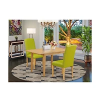 East West Furniture Dining Room Set Oak