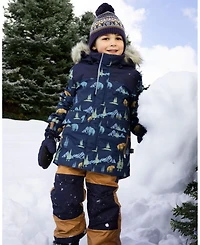 Deux par Boy Two-Piece Discover Snowsuit Brown Sugar - Toddler|Child