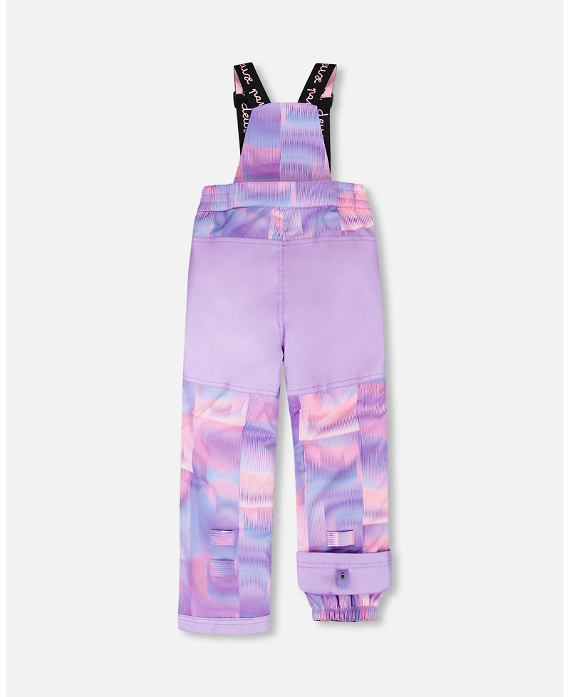 Deux par Toddler Girls Two-Piece Play Snowsuit Purple Geo - Toddler|Child