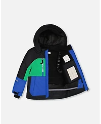 Deux par Little Boys Two-Piece Teknik Snowsuit Aurora Borealis - Toddler|Child