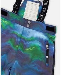 Deux par Boy Two-Piece Teknik Snowsuit Aurora Borealis - Child
