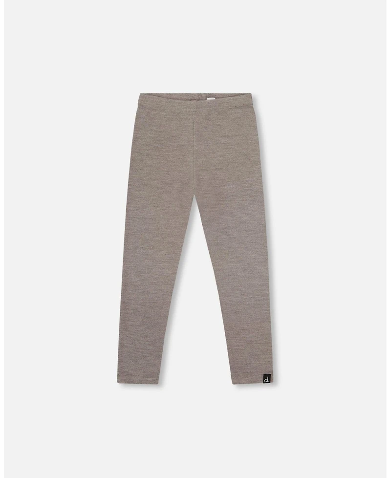 Deux par Toddler Girls Super Soft Ribbed Leggings Heather Gray - Toddler|Child