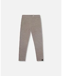 Deux par Toddler Girls Super Soft Ribbed Leggings Heather Gray - Toddler|Child