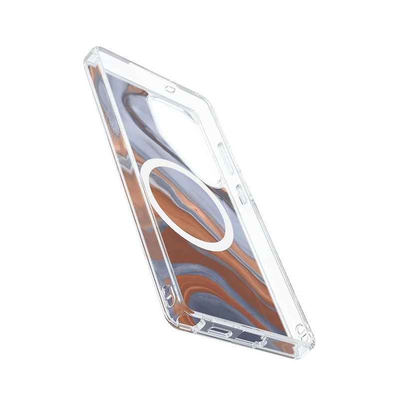 OtterBox Symmetry Clear Magnetic Case for Samsung Galaxy S 2025 Large-Brown