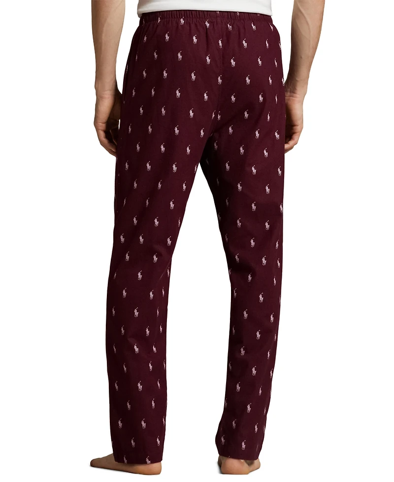 Polo Ralph Lauren Men's Flannel Printed Drawstring Pajama Pants