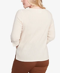Alfred Dunner Petite Mount Laurel Embellished Top