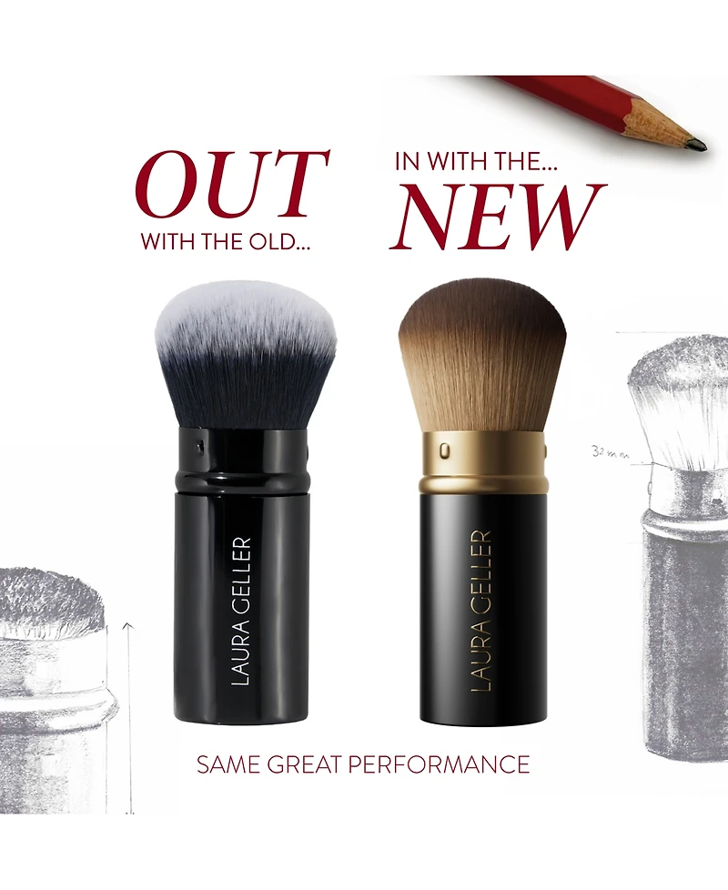 Laura Geller Beauty Retractable Airbrush Kabuki Brush