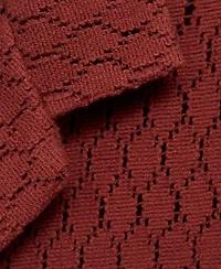 Mango Men's Openwork Detail Cotton Shirt
