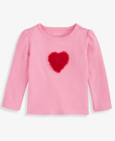 First Impressions Baby Girls Long-Sleeve Heart T-Shirt, Macy's Exclusive