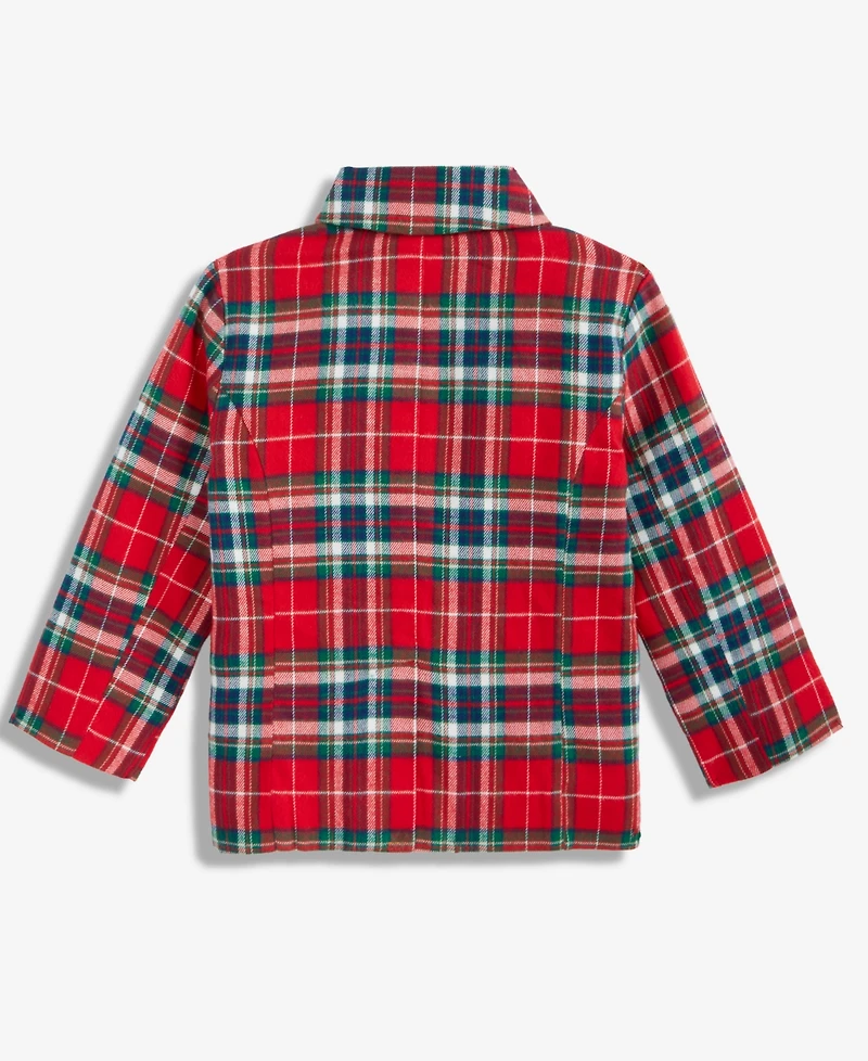 First Impressions Baby Boys North Pole Cotton Flannel Blazer, Macy's Exclusive