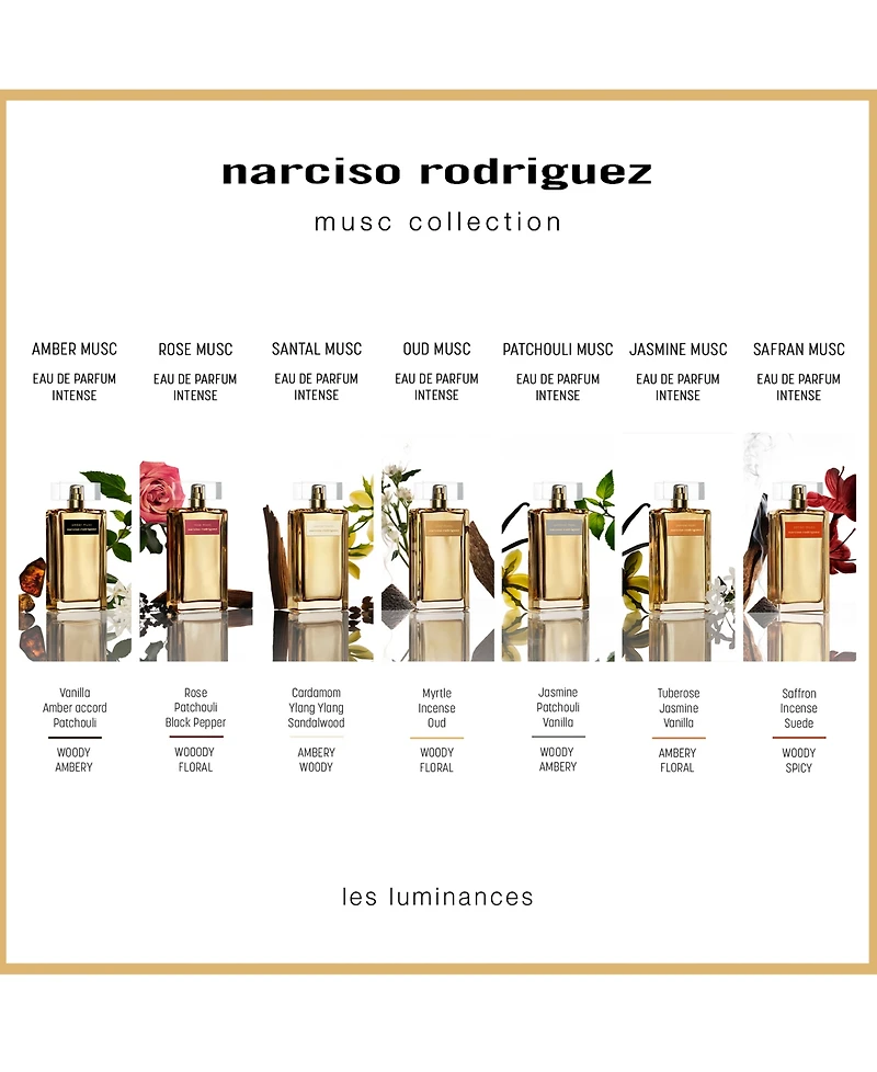 Narciso Rodriguez Safran Musc Eau de Parfum Intense, 3.3 oz.